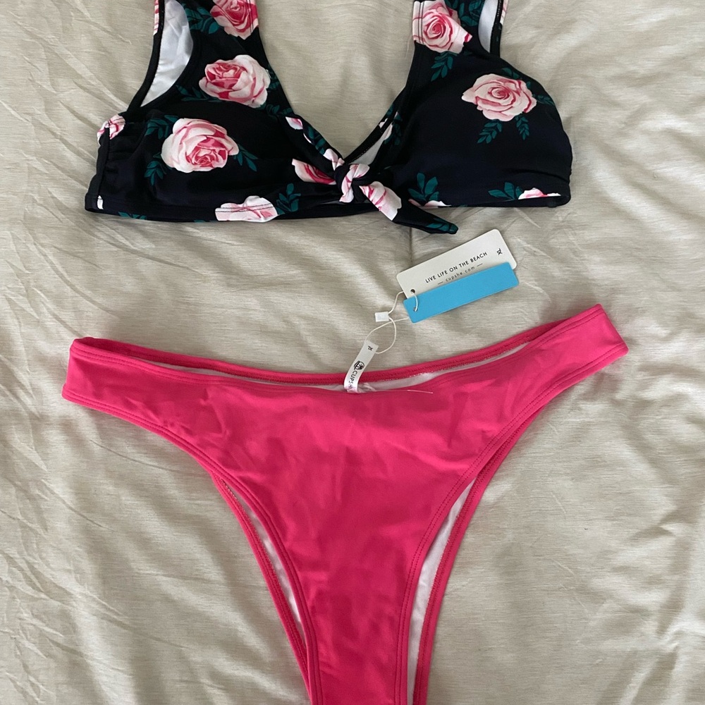 Cupshe Pink Bikini Bottom